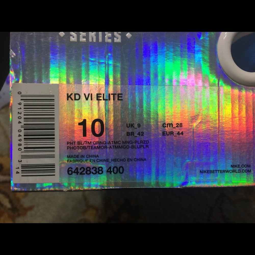 Nike KD VI 6 Elite Size 10 *NEW* - Picture 7 of 7